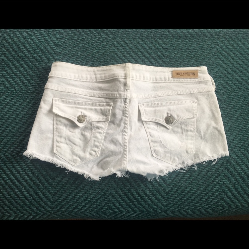 True Religion white shorts size 29